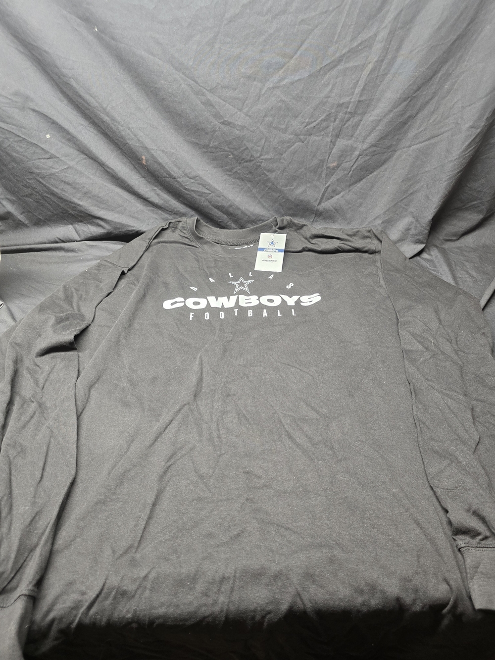 Dallas Cowboys Authentic Apparel Long Sleeve Shirt 2XLT Black NFL NWT Big & Tall - Picture 5 of 5